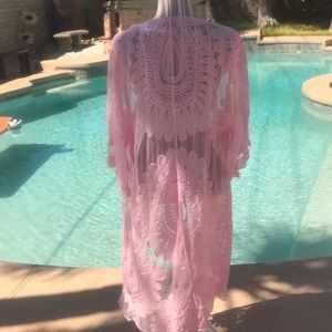 Beautiful lace and Mesh Duster